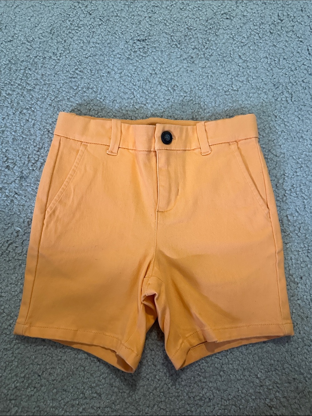 Janie and Jack Peach-Orange Casual Cotton Shorts